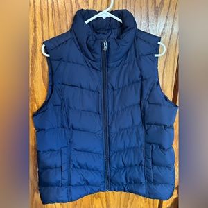 Lands End Women’s Down Puffer Vest Size L